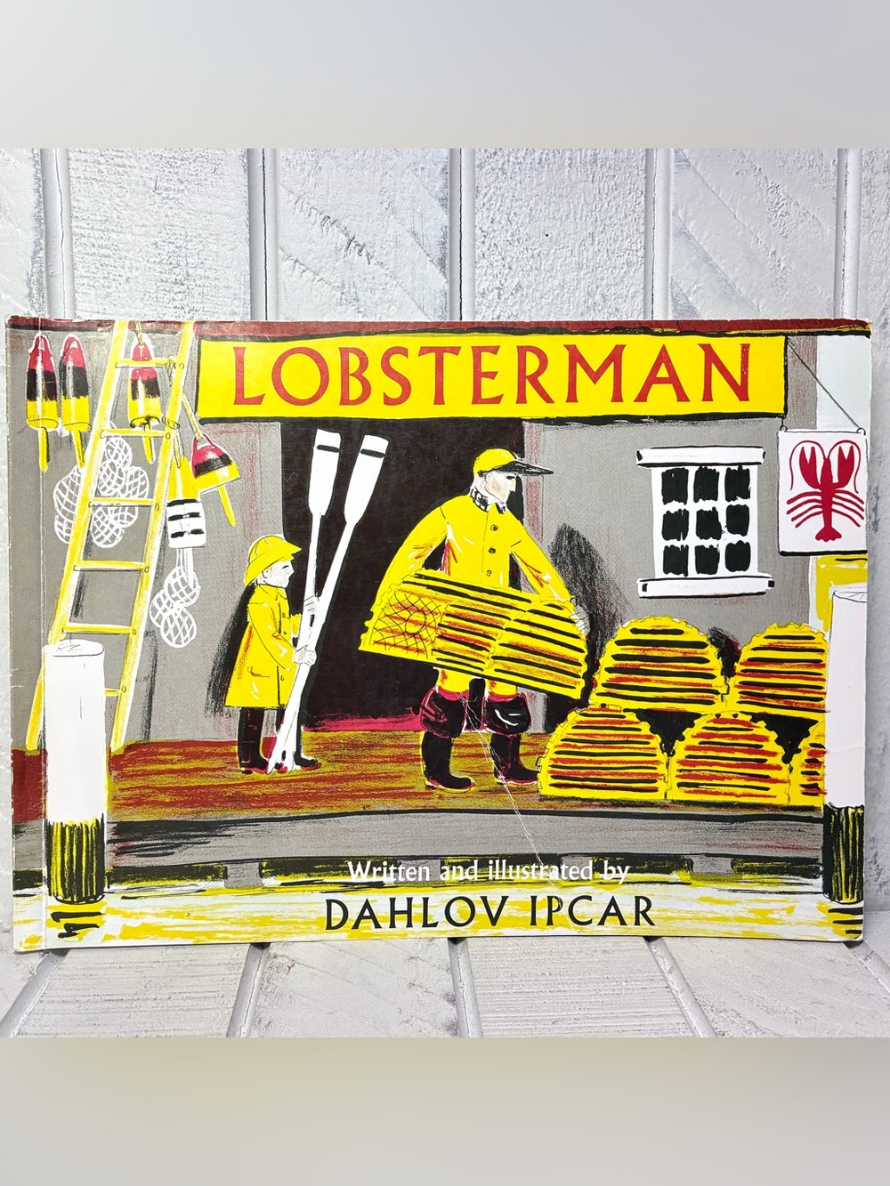 Lobsterman Written And Illustrated By Dahlov Ipcar Paperback Picture Book